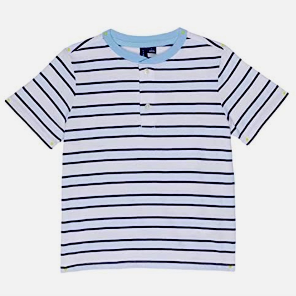 NWT Striped Henley Shirt from Janie and Jack